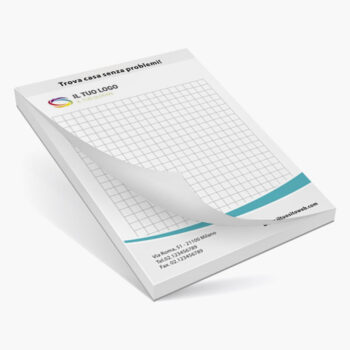 blocco note personalizzato